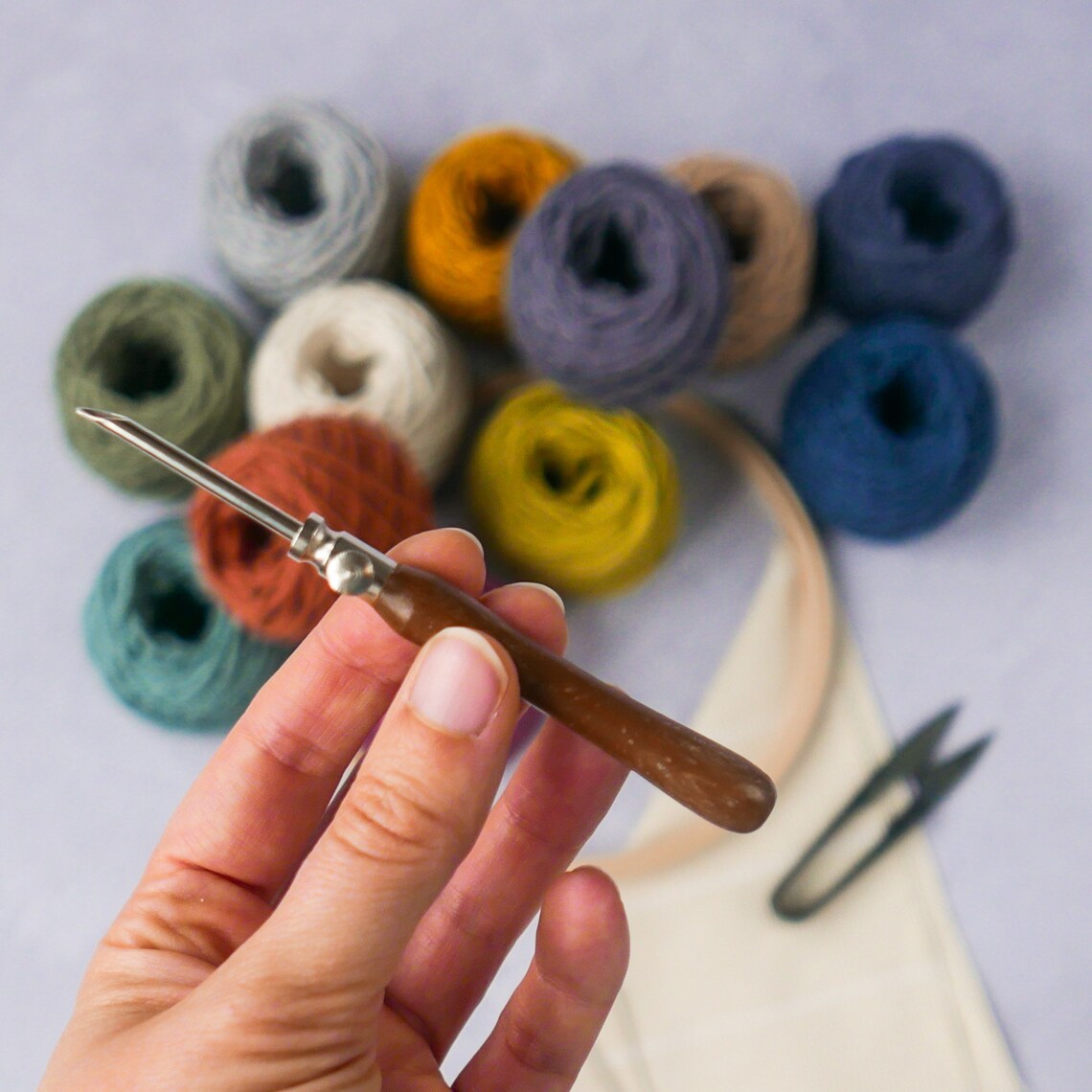 Punch needle beginner kit 100 cotton yarn eco friendly Etsy