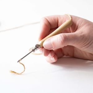Punch Needle Set, Adjustable Punch Needle Rug Hooking Tool, Rug Hook, 4  Levels Punch Needle With Threader-4mm 