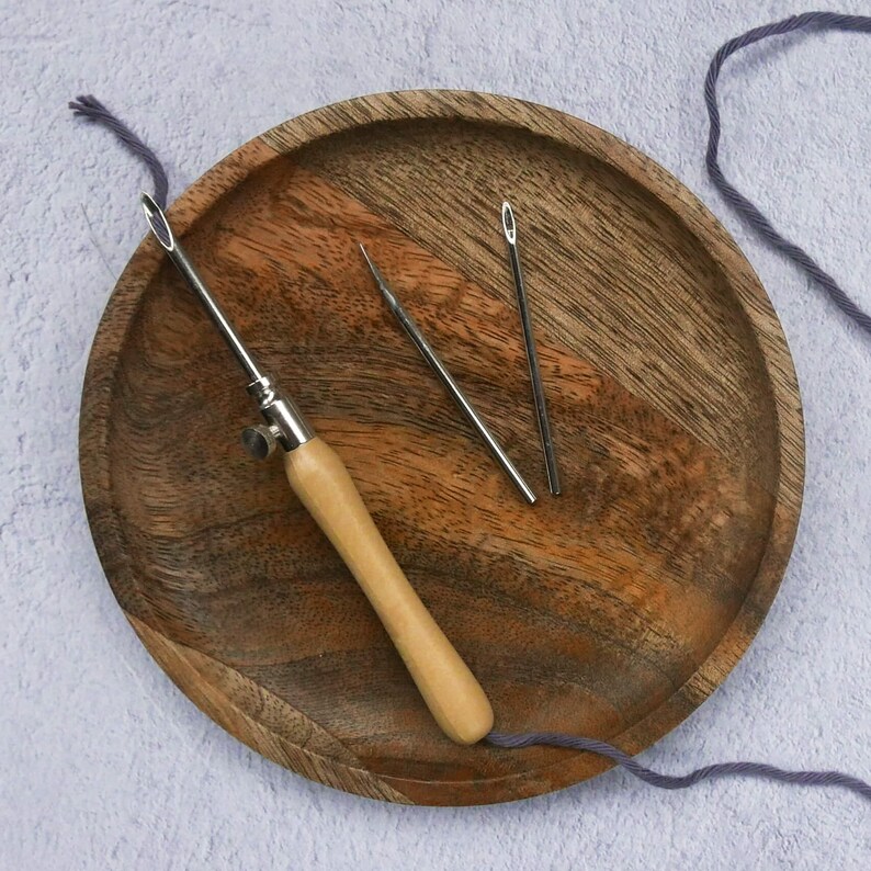 Lavor punch needle set for thin yarns and embroidery floss Etsy