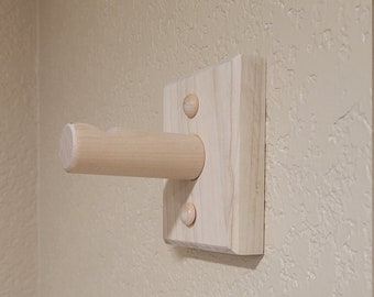 Gancho de pared de madera, gancho de pared boho, gancho de pared de suspensión de plantas, gancho de madera, colgador de plantas, gancho de sombrero de pared, gancho de pared móvil de cuna, colgador de pared de cuna