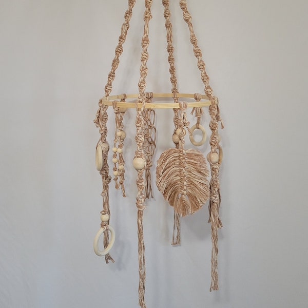 Macrame Baby Mobile, Boho Baby Mobile, Boho Decor,  Baby Mobile, Modern Macrame, Boho Nursery, Boho Decor, Boho Home, Nursery Decor, Mobile