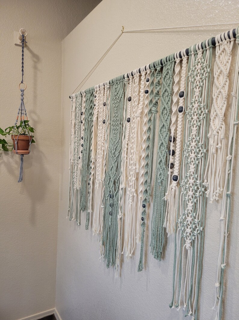 XXL Macrame Wall Hanging 60x48 Custom Macrame Wall Hanging Etsy