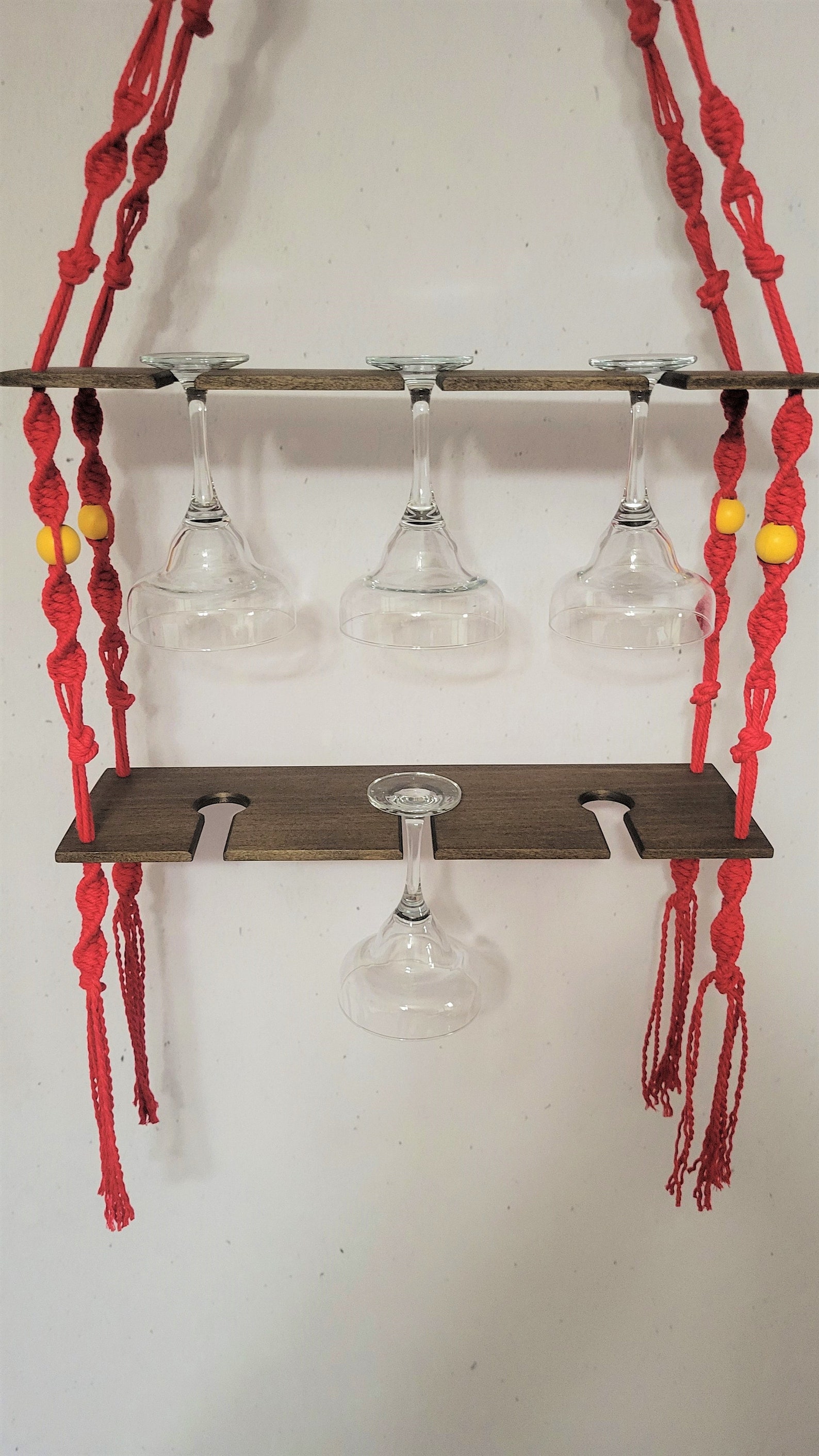 Margarita Glass Holder Macrame Hanging Margarita Glass Etsy