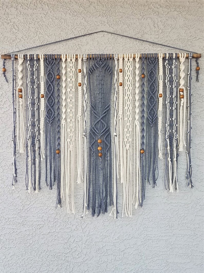 XL Macrame Wall Hanging 48x45 Custom Macrame Wall Hanging Etsy