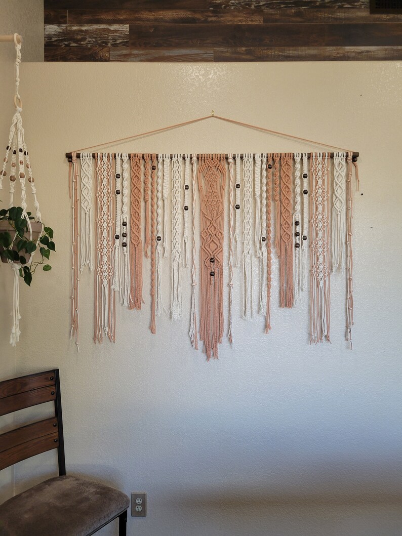 XXL Macrame Wall Hanging 60x48 Custom Macrame Wall Hanging Etsy