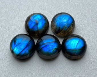 Labradorite Gemstone Cabochon Labradorite Smooth Rectangle Cabochon 14.5-19.5 MM Labradorite Cabochon Wholesale #1948 Loose Gemstone