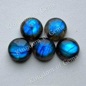 3-20 mm Labradorite Cabochon, Round Shape Blue Labradorite Cabochon ,flat back ,Cab 3,4,5,6,7,8,9,10,11,12,13,14,15,16,17,18,19,20 mm sizes