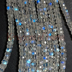 10” inches Rainbow moonstone beads | moonstone faceted beads rondelle/roundels beads strand, 3 mm | 4 mm | 5 mm | 6 mm