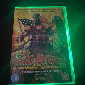 Upcycled,Toxic Avenger, Multicolour Neon Nightlight, Dvd,Horror, Any Movie Made to Order image 2