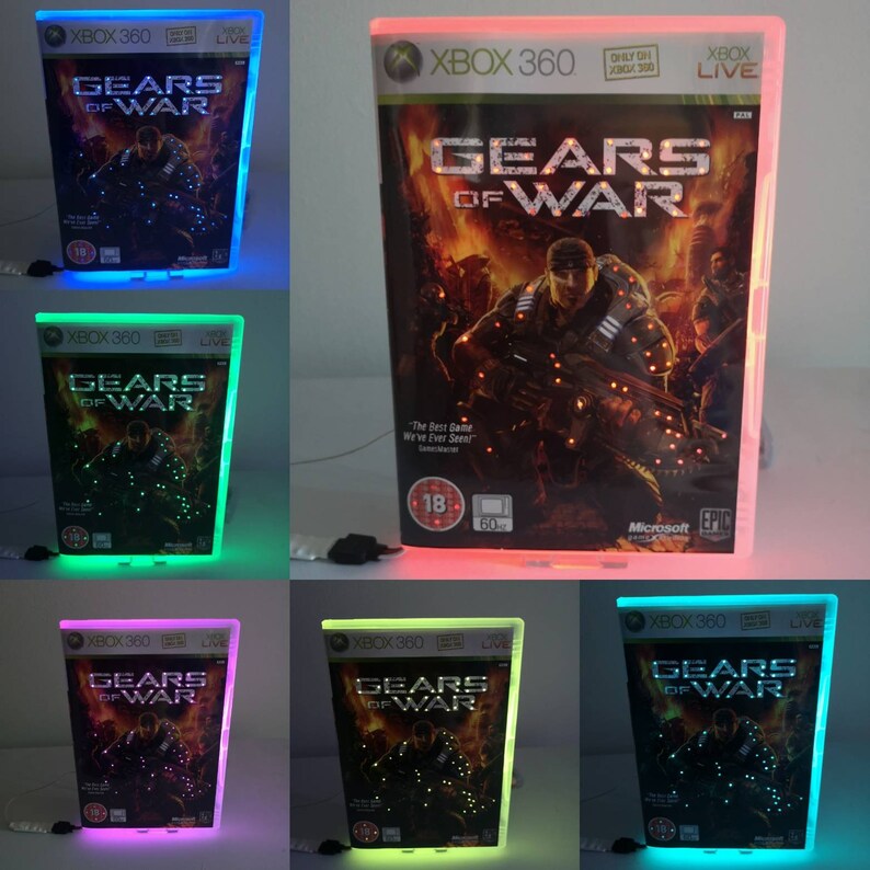 Table lamp-Desk lamp-Night light-Xbox Games Horror | Etsy