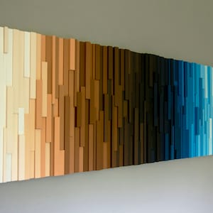 &quot;Drewniana mozaika, &quot;&quot;drewniana&quot;&quot; 3D, rzeźba mit &quot;&quot;Inwersja&quot;&quot; gezeichnet&quot;