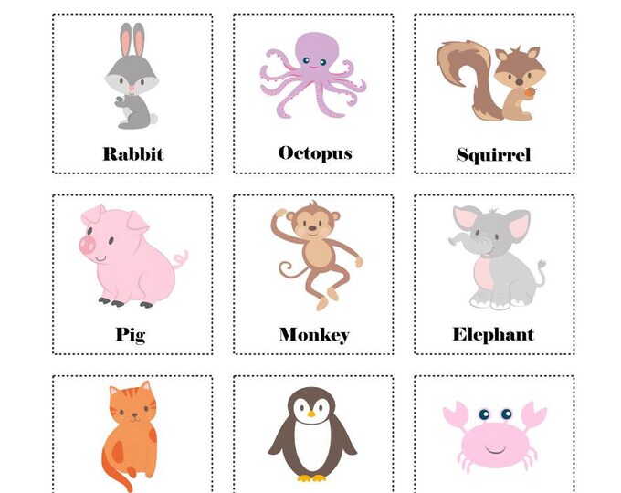 Animal Charades Game for Kids, Dramatic Play Printable, Movement ...
