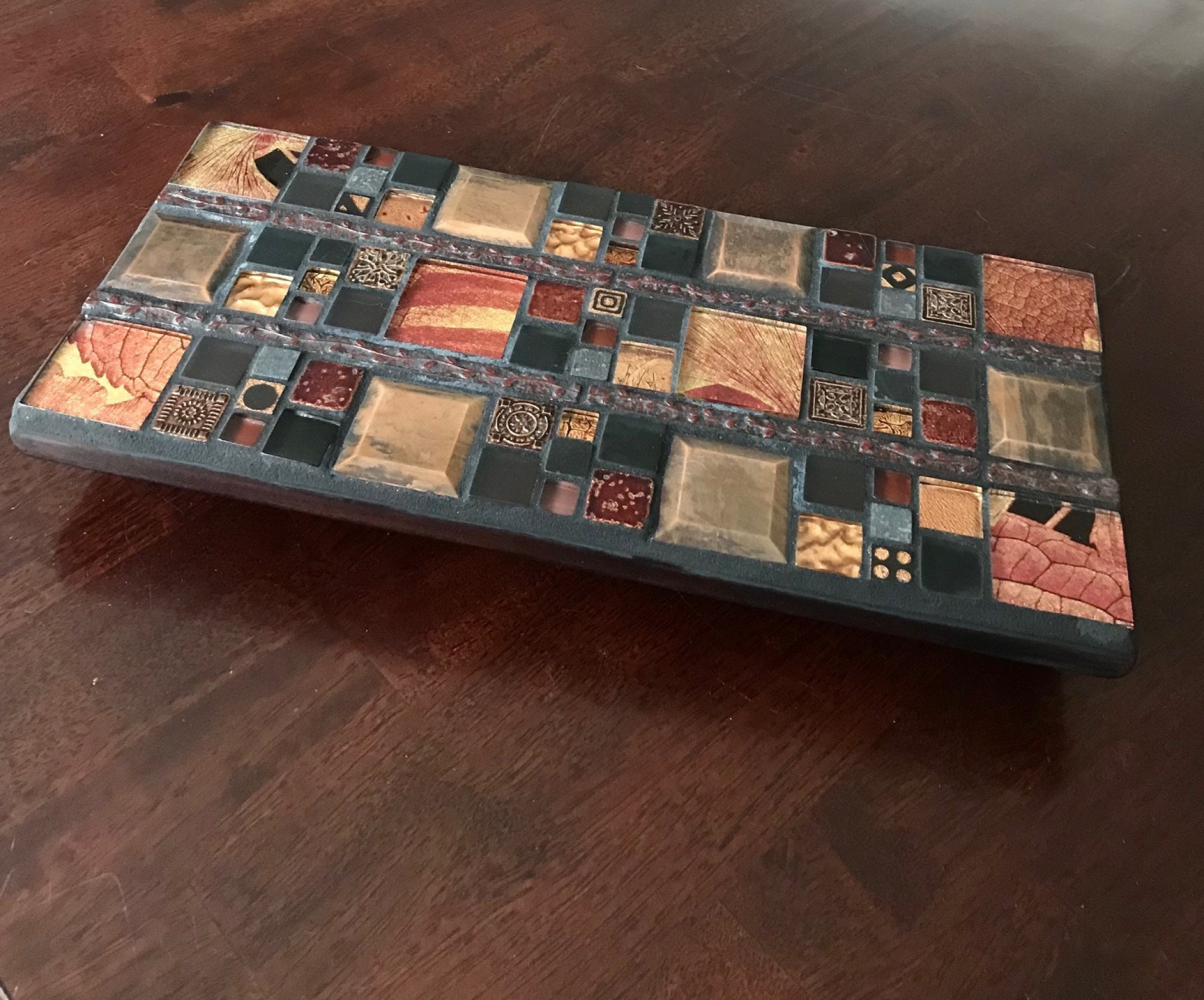 Rote Reben große rechteckige Mosaik Küche Trivet | Etsy