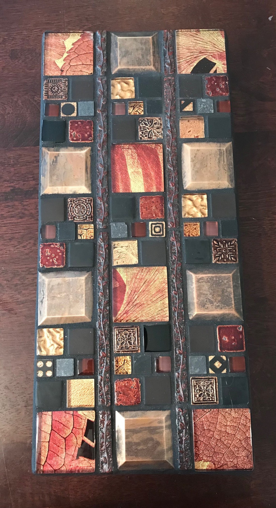 Rote Reben große rechteckige Mosaik Küche Trivet | Etsy