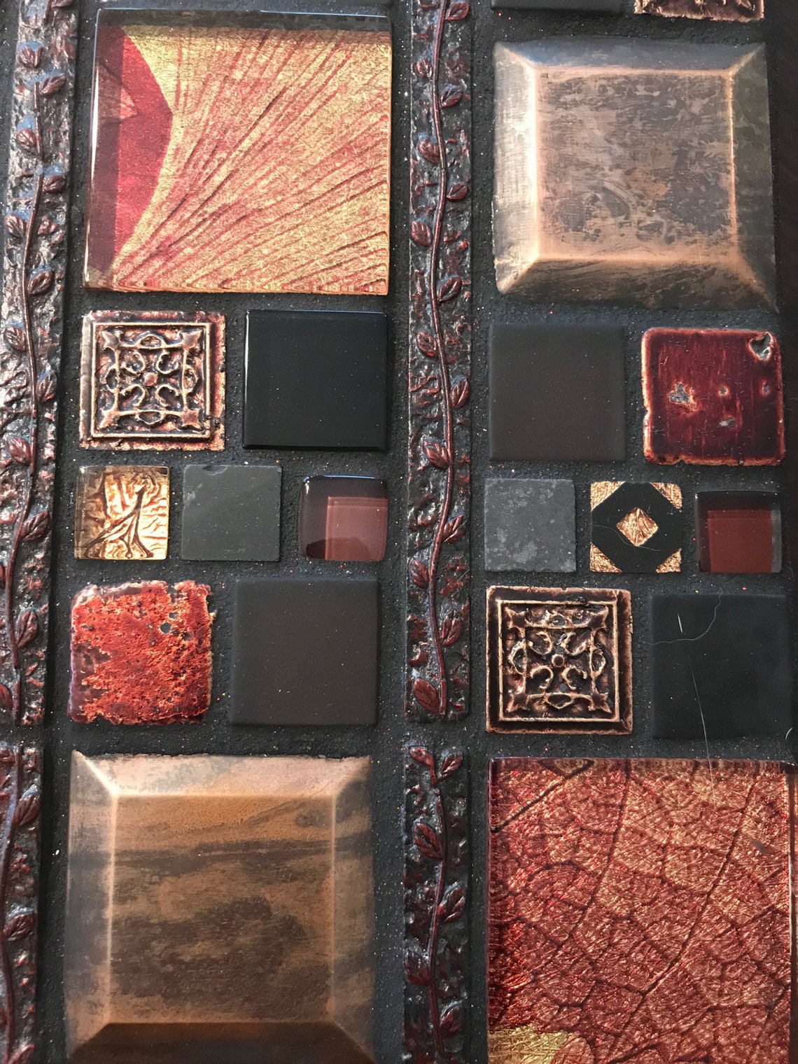 Rote Reben große rechteckige Mosaik Küche Trivet | Etsy