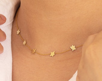 Little Prince Stars Gold or Silver Necklace | Le Petit Prince Necklace