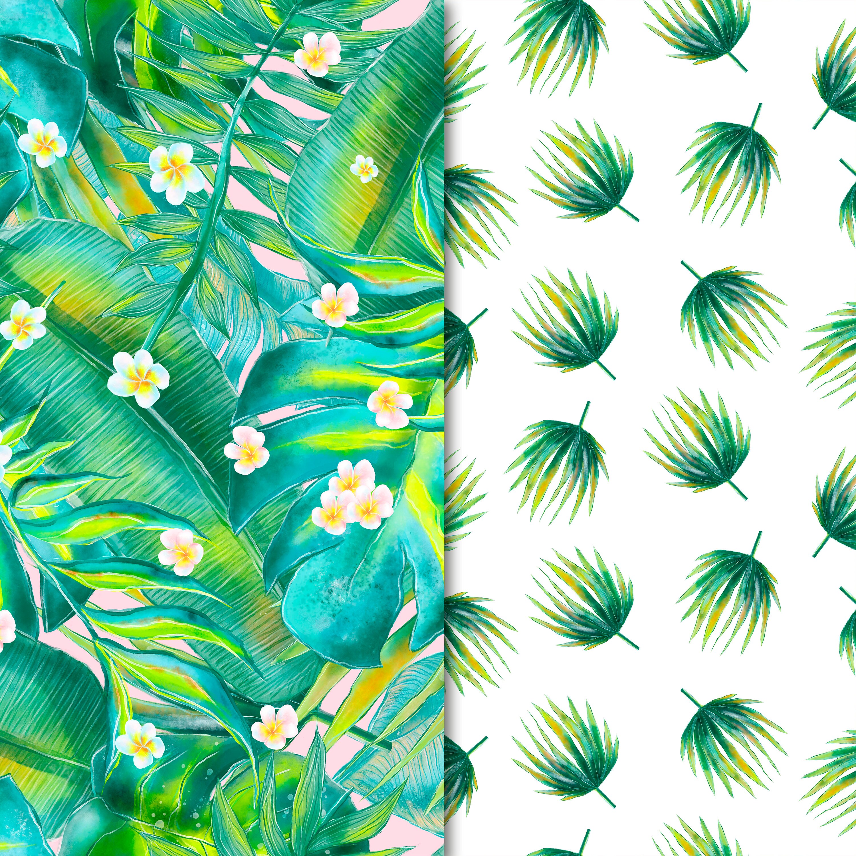 Tropical Digital Paper Pack, Scrapbook Papers, Digital Download ...