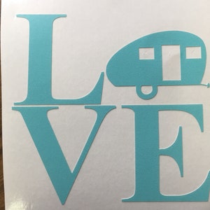 Camping Love Decal