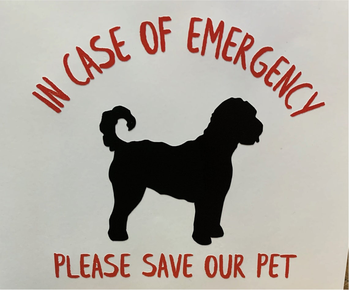 In Case Of Emergency Please Save Us - Funny Personalized Dog Metal Sign