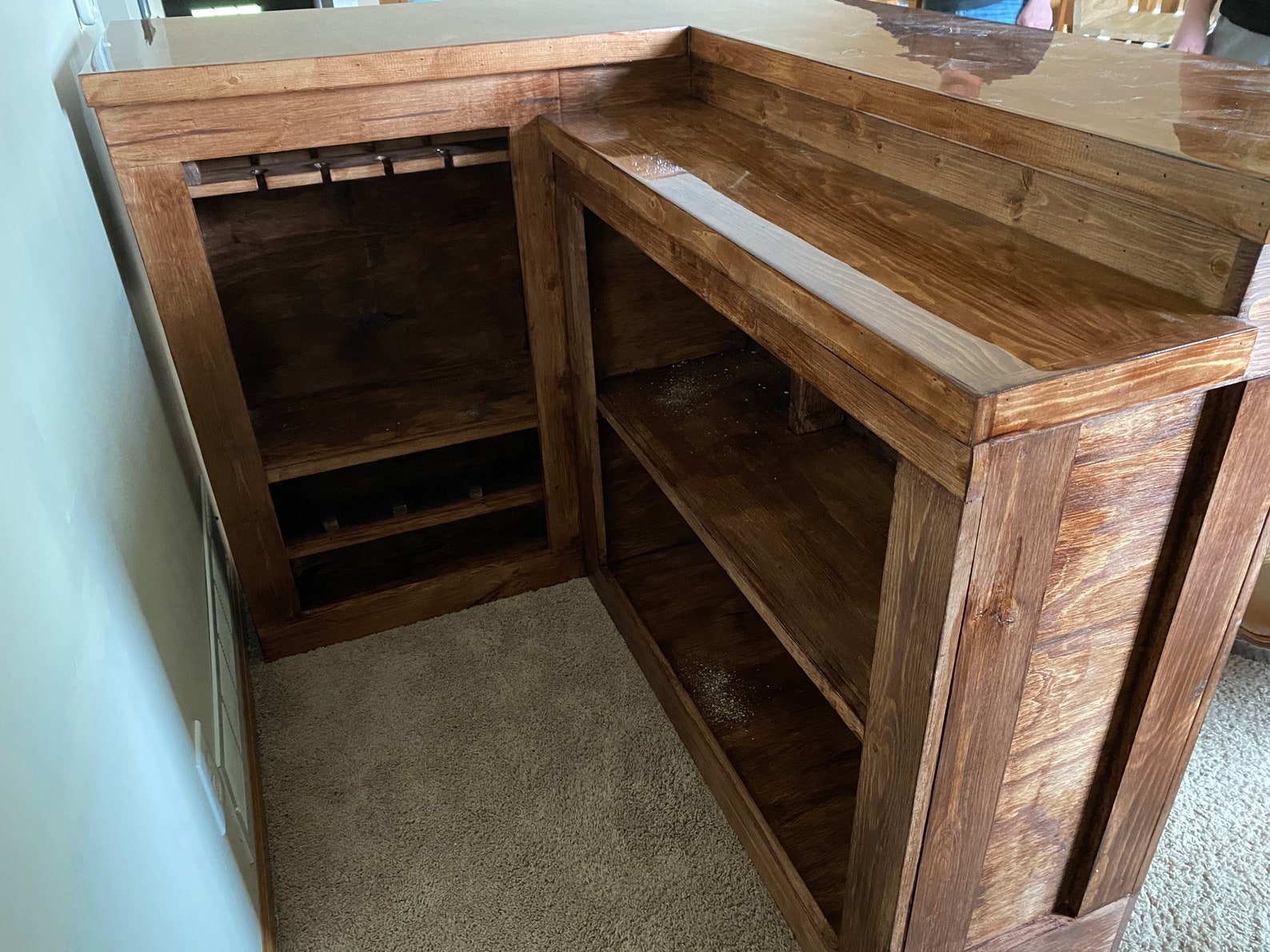 Custom L Shaped Inside Bar Etsy