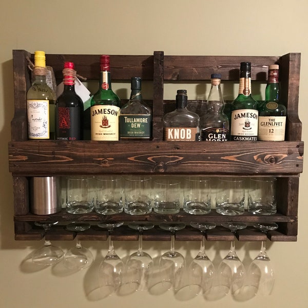 Liquor/wine rack hand made