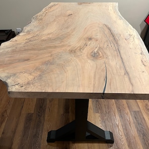 Custom Live Edge Tables with Farmhouse Wooden Base - Handcrafted, One-of-a-Kind. Pub Table/Bourbon Table/Dinning Table/Bar