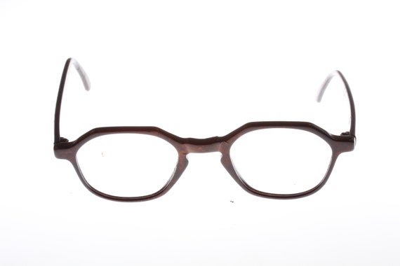 Hexagonal vintage eyeglasses - image 4