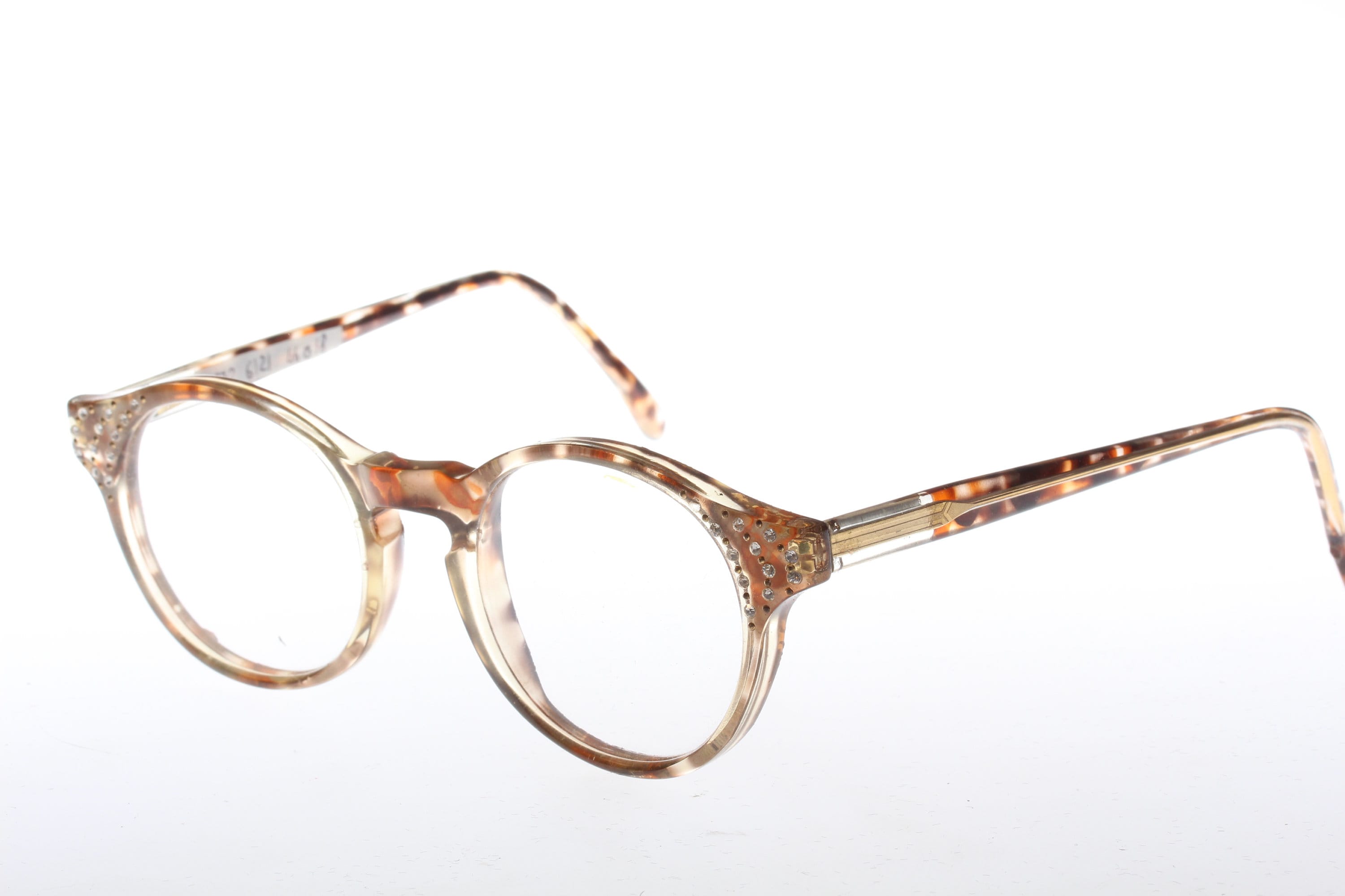 Panto Keyhole With Rhinestones Vintage Eyeglasses - Etsy