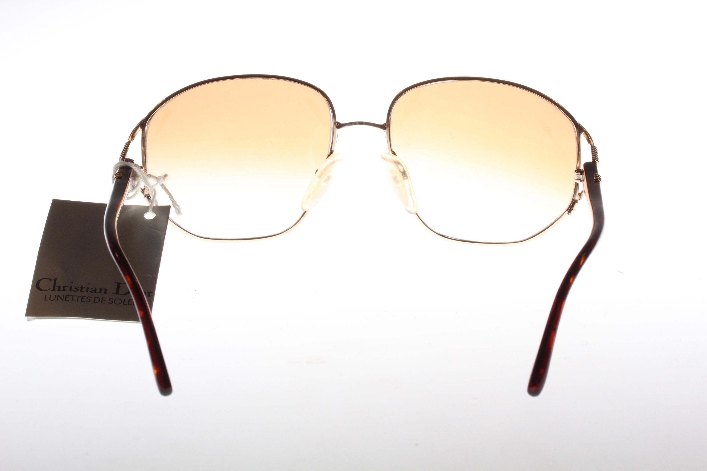 Vintage Deadstock Christian Dior Sunglasses Austria 2492 78 Gray Lens w/ Case Dior Label S2U Sunglasses Gray 54mm | Christian Dior  main image 3