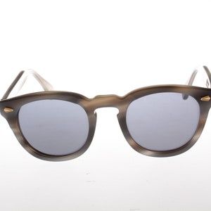 Nostalgy smoked panto keyhole  vintage sunglasses