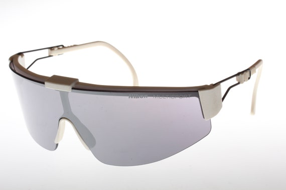 nknit narrow sunglasses ステッカー付き SOLAR ACCENT Razor FDG TST Sunglasses NS0718 half frame