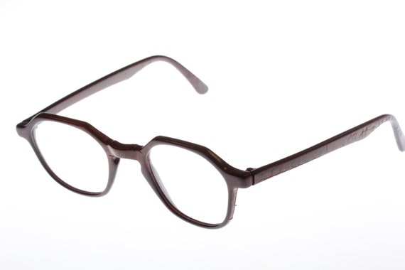 Hexagonal vintage eyeglasses - image 1
