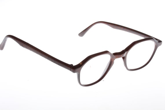 Hexagonal vintage eyeglasses - image 3