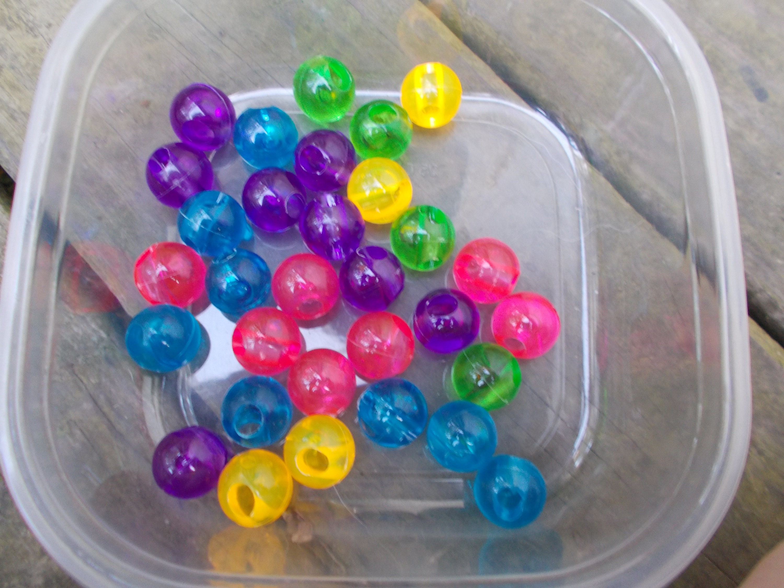 Bulk Hair Craft Bead Mix 31 Beads 5 Colors Large Hole 19 mm Etsy