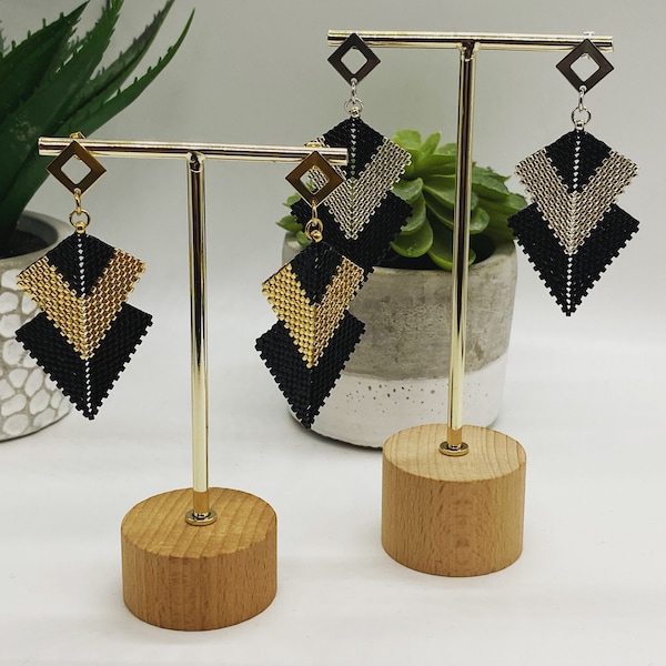 6 Paires De Boucles D'oreilles Créoles En Or - Acier Inoxydable - Tailles 2,5 à 7 Cm - Pour Femme