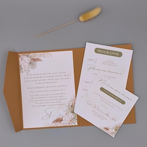 Bolsillo de invitación de boda personalizado