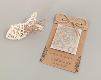 Seeds to sow - Personalized paper bag - Wedding, Baptism or other events.