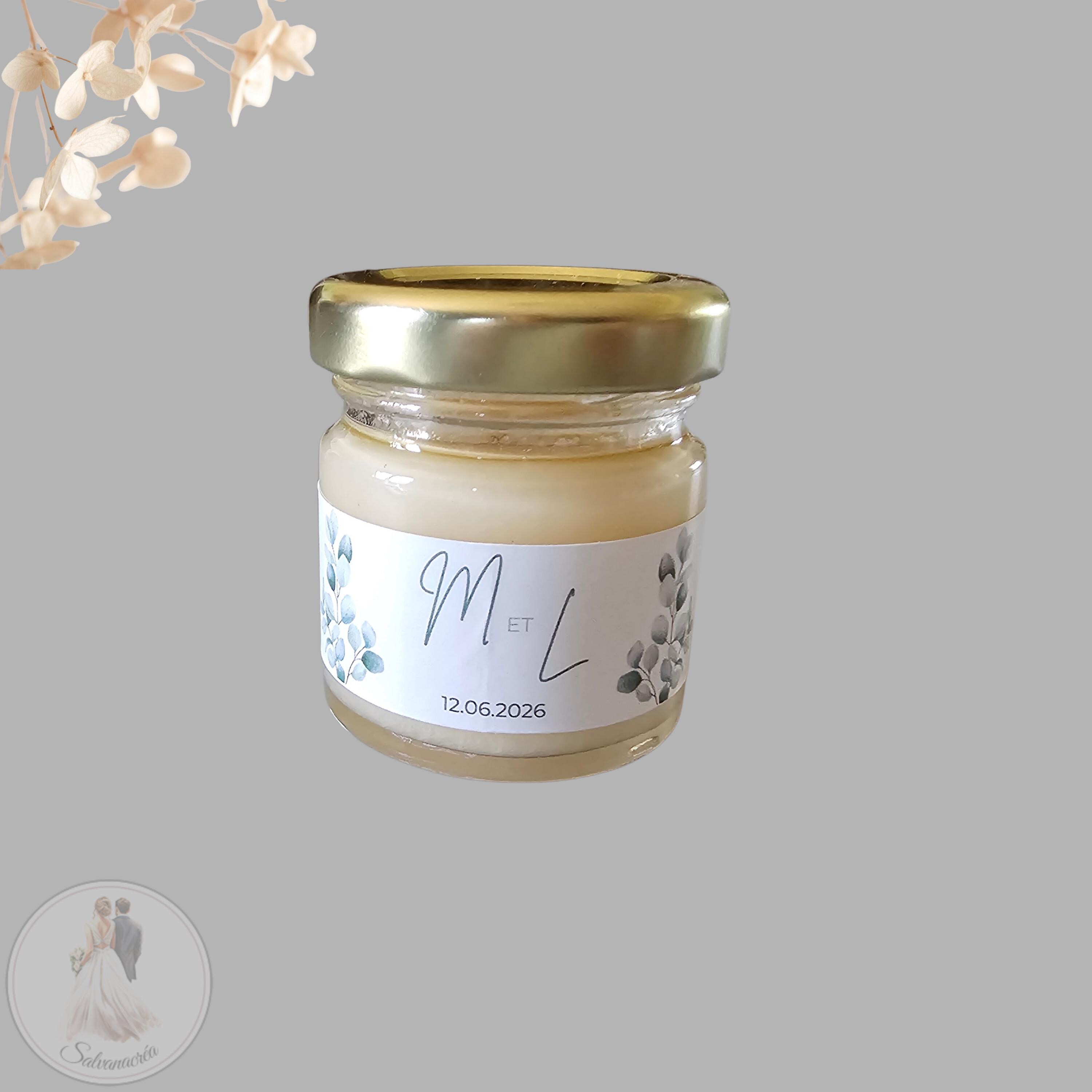 Petit pot de Miel personnalisé - Mariage, Baptême ou autre 
