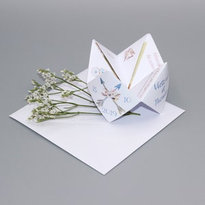 Convite caçarola de casamento - personalizado e dobrado