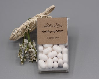 Argent Paillettes Effet personnalisé TIC TAC Mariage faveurs Argent Paillettes Effet personnalisé TIC TAC Mariage faveurs