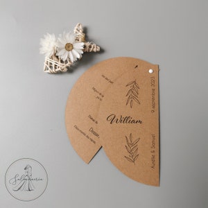Menú Media Luna personalizado - Boda, Bautizo u otros eventos.