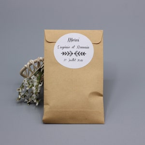 Semi da seminare - sacchetto kraft personalizzato - Matrimonio, Battesimo o altri eventi.