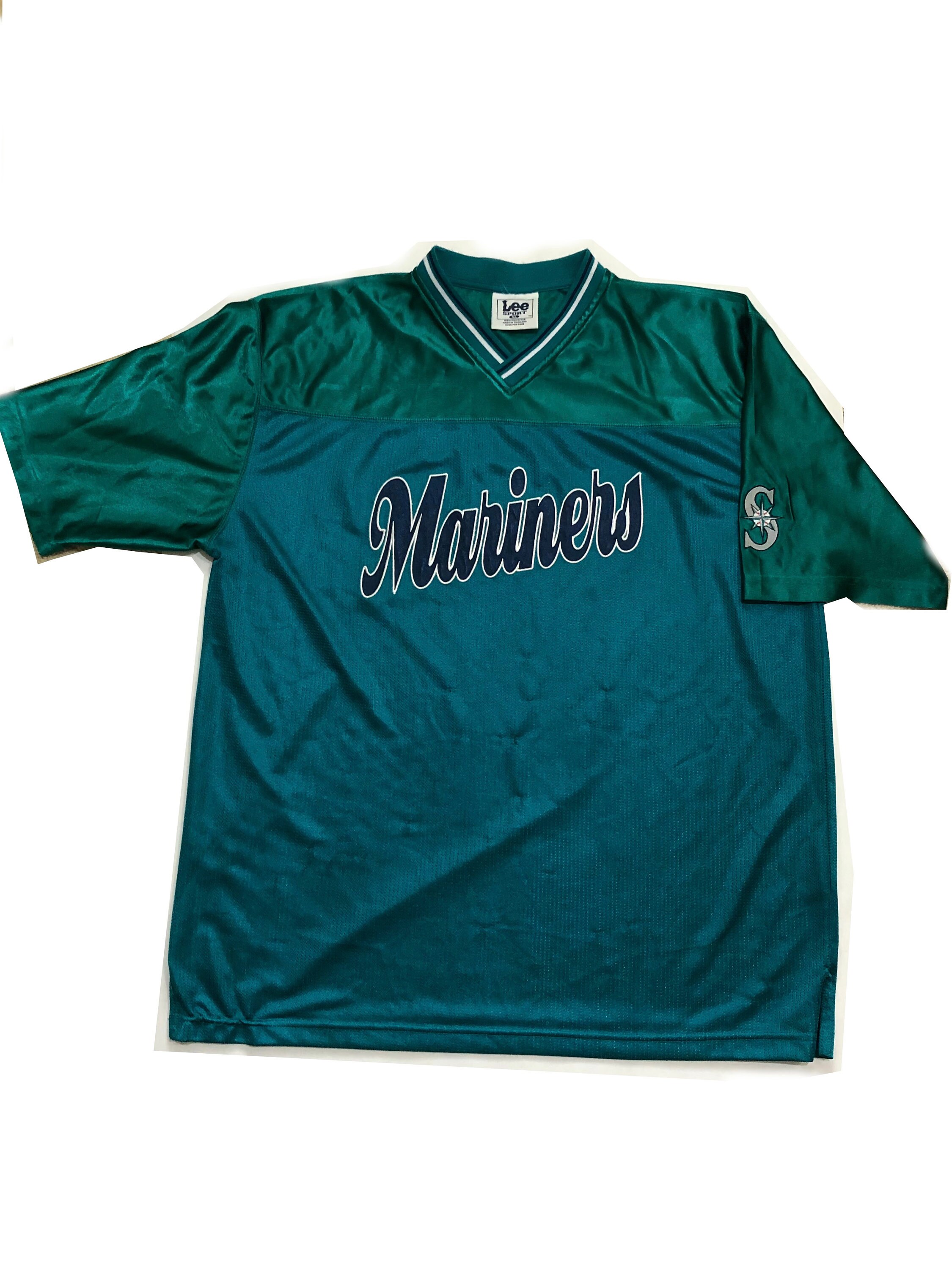 Vintage men's XL Seattle Mariners fan jersey by Lee Sport Etsy