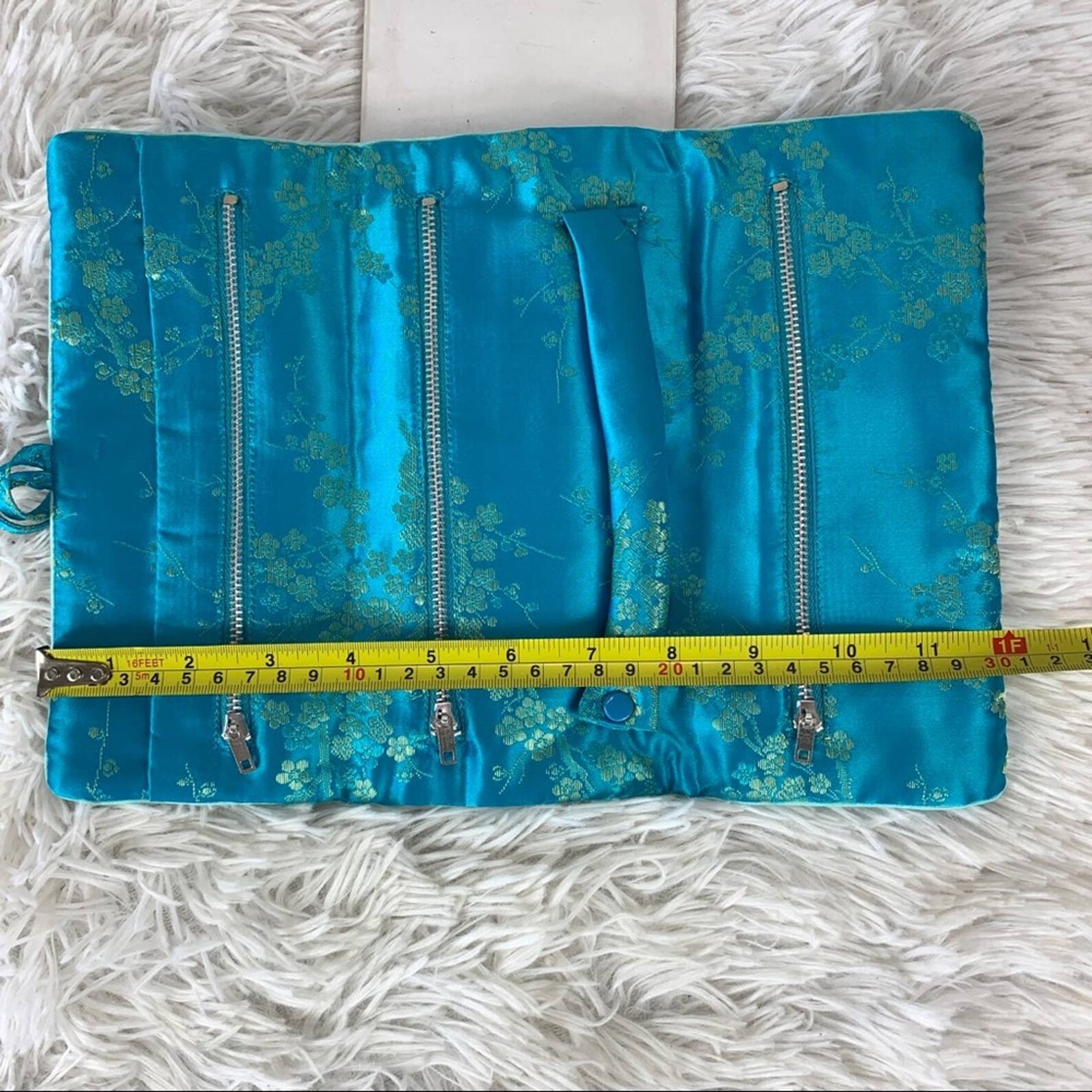 Jewelry Organizer Travel Case Silk/Satin Floral Etsy