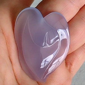 HEART BLUE CHALCEDONY