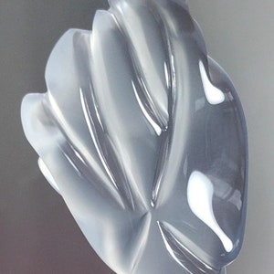 CARVED BLUE CHALCEDONY