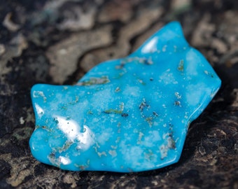 Natural Old Blue Ridge American Turquoise, Old Stock TE