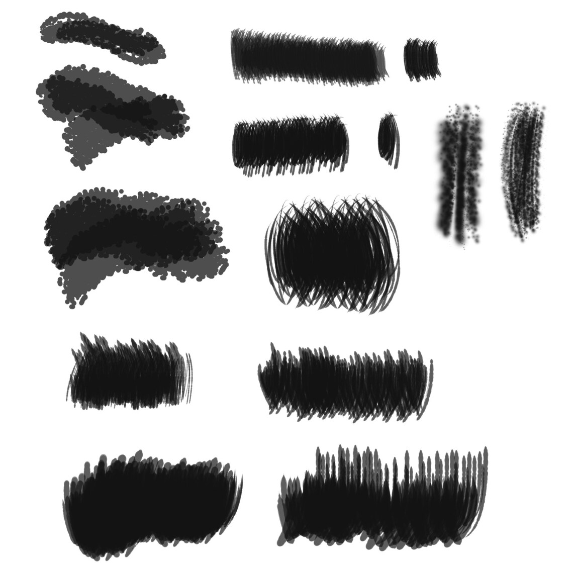 20 Animal Fur Hair Brushes for CC / Procreate / Etsy