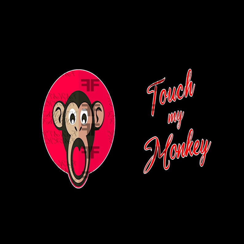 Sublimation Digital Download File Underwear Touch My Monkey Etsy UK