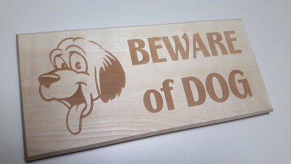 etsy beware of dog sign